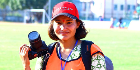 Nepali photojournalist arrested at protest outside president's office