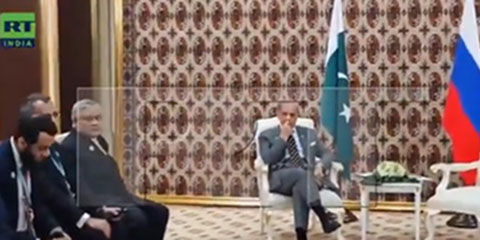 RT India deletes video of Shahbaz Sharif waiting to meet Putin RT India deletes video of Shahbaz Sharif waiting to meet Putin