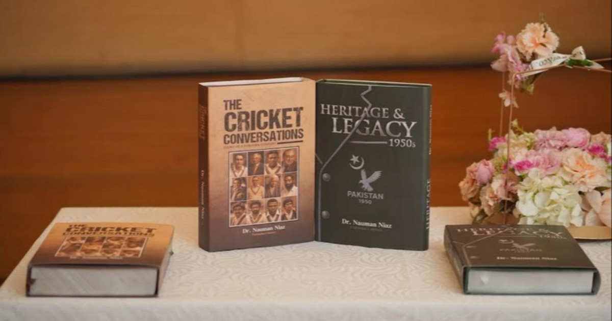 Dr. Nauman Niaz revisits Pakistan's cricket legacy in two new books Dr. Nauman Niaz revisits Pakistan's cricket legacy in two new books