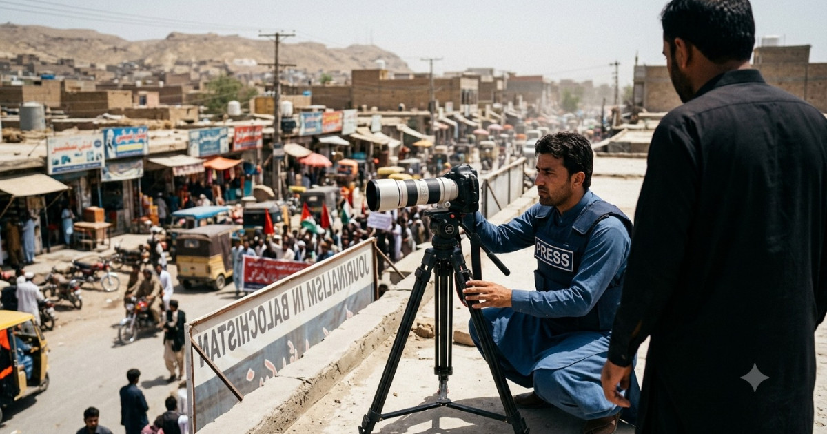Journalism under threat: How fear and power shape reporting in Balochistan Journalism under threat: How fear and power shape reporting in Balochistan