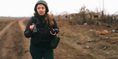 Ukrainian journalist Anna Kalyuzhna threatened with death and rape after army commander's accusations