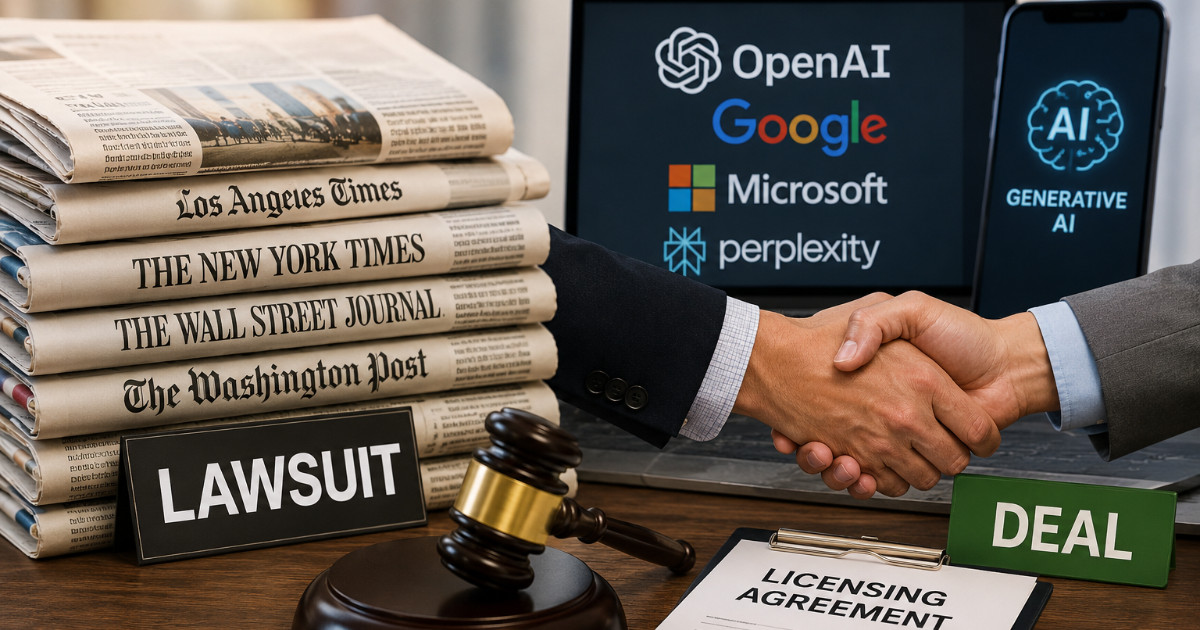 Why are news organizations suing AI companies while others are signing deals? Why are news organizations suing AI companies while others are signing deals?